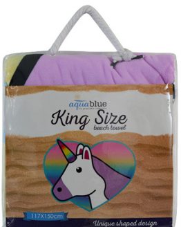 unicorn towel shaped